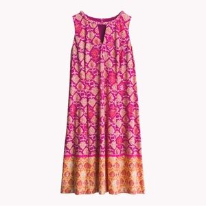 Anthropologie Wisp CYNDIE Pink and Orange Jersey Knit Dress 18W